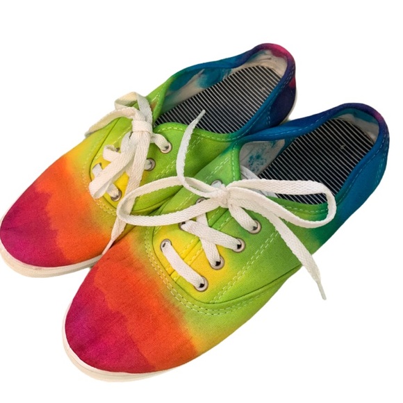 Shoes - Tie Dye Canvas Shoes
